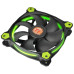 Вентилятор Thermaltake Riing 12 LED Green (CL-F038-PL12GR-A), 120х120х25 мм, 3pin, черный