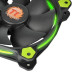 Вентилятор Thermaltake Riing 12 LED Green (CL-F038-PL12GR-A), 120х120х25 мм, 3pin, черный