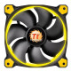 Вентилятор Thermaltake Riing 12 LED Yellow (CL-F038-PL12YL-A), 120х120х25 мм, 3pin, черный