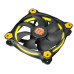 Вентилятор Thermaltake Riing 12 LED Yellow (CL-F038-PL12YL-A), 120х120х25 мм, 3pin, черный