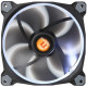 Вентилятор Thermaltake Riing 14 LED White (CL-F039-PL14WT-A), 140х140х25 мм, 3pin, черный