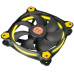 Вентилятор Thermaltake Riing 14 LED Yellow (CL-F039-PL14YL-A), 140х140х25 мм, 3pin, черный