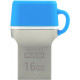 Флеш-накопитель USB3.0  16GB Type-C GOODRAM ODD3 (DualDrive) Blue (ODD3-0160B0R11)