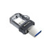 Флеш-накопитель USB3.0 64GB OTG SanDisk Ultra Dual M3.0 Black (SDDD3-064G-G46)