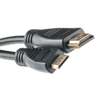 Кабель PowerPlant (KD00AS1192) miniHDMI-HDMI v1.3, 0.5м, Black