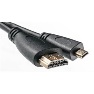 Кабель PowerPlant (KD00AS1241) HDMI-microHDMI v1.3, 0.5м, Black