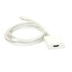 Кабель PowerPlant (KD00AS1271) USB Type-C-HDMI, 1.8м, White