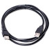 Кабель PowerPlant (KD00AS1214) USB2.0(AM)-USB2.0(AM), 1.5м, Black