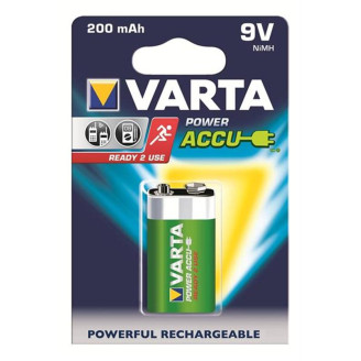 Аккумулятор Varta Power Accu HR6F22 NI-MH 200 mAh BL 1шт