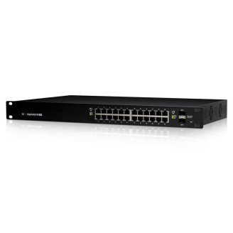 Коммутатор Ubiquiti EdgeSwitch ES-24-500W (24*GE PoE+/ Passive PoE,  2*SFP, 500W max)