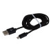 Кабель Greenwave USB 2.0 - micro USB 1.5 м, Black круглый(R0014173)