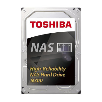 Накопитель HDD SATA 6.0TB Toshiba N300 NAS 7200rpm 128MB (HDWN160UZSVA)