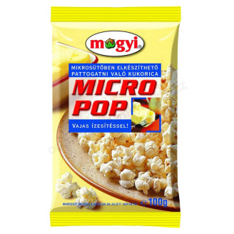 Попкорн Mogyi Micro Pop с маслом, 100 г (Венгрия)