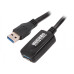 Активный удлинитель Viewcon VE057 USB3.0(AM)-USB3.0(AF), 5м, черный, блистер