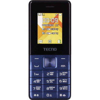 Мобильный телефон Tecno T301 Dual Sim Deep Blue (4895180778681)