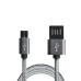 Кабель Grand-X USB - micro USB (M/M), 1 м, Grey (FM02)