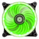 Вентилятор Xigmatek Solar eclipse II SEII-F1253 Green LED (EN9016), 120x120х25 мм, 3-pin Molex