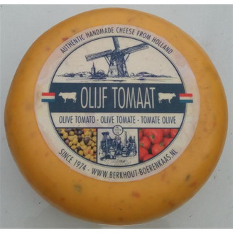 Сыр Berkhout Olijf Tomaat Cheese, 483 г (Голландия)