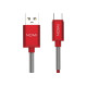 Кабель Nomi DCMQ USB-USB Type-C, 1м Red (316209)