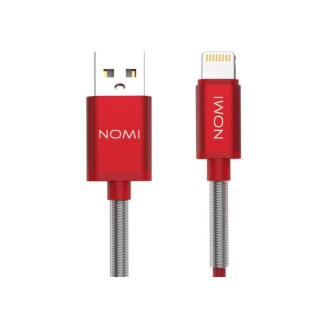 Кабель Nomi DCMQ 10i USB-Lightning, 1м Red (316214)