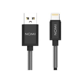 Кабель Nomi DCMQ 10i USB-Lightning, 1м Black (316213)