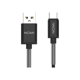 Кабель Nomi DCMQ USB-USB Type-C, 1м Black (316208)