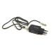 Сетевое зарядное устройство PowerPlant W-280 (1xUSB 2A) Black (SC230020) + кабель LED Lightning