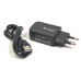 Сетевое зарядное устройство PowerPlant W-280 (1xUSB 2A) Black (SC230037) + кабель microUSB