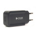 Сетевое зарядное устройство PowerPlant W-280 (1xUSB 2A) Black (SC230037) + кабель microUSB