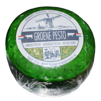 Сыр Berkhout Groene Pesto Cheese, 455 г (Голландия)