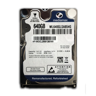 Накопитель HDD 2.5 SATA  640GB Mediamax 5400rpm 8MB (WL640GLSA854G)