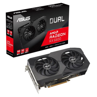 Видеокарта AMD Radeon RX 6600 8GB GDDR6 Dual V2 Asus (DUAL-RX6600-8G-V2)