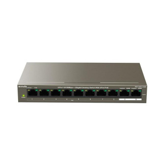 Коммутатор Tenda TEF1110P-8-102W (2xGE+8xFE PoE, 99Вт max)