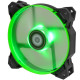 Вентилятор ID-Cooling SF-12025-G, 120x120x25мм, 4-pin PWM, черный с зеленым