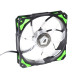 Вентилятор ID-Cooling PL-12025-G, 120x120x25мм, 4-pin PWM, черный с зеленым