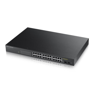 Коммутатор ZYXEL GS1900-24HP (24xGE PoE, 2хSFP, POE 170W, WebSmart)