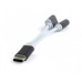 Аудио-кабель Cablexpert (CCA-UC3.5F-02), USB Type-C-3.5мм, 0.15 м, + питание