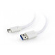 Кабель Cablexpert USB - USB Type-C V 3.0 (M/M) , 1 м, белый (CCP-USB3-AMCM-1M-W)