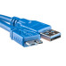 Кабель PowerPlant (KD00AS1229) USB3.0(AM)-MicroUSB3.0(BM), 0.1м, Blue