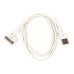 Кабель PowerPlant USB-Apple 30pin, 1м White (DV00DV4045)