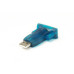 Переходник PowerPlant (KD00AS1286) USB2.0(AM)-COM(M), Blue