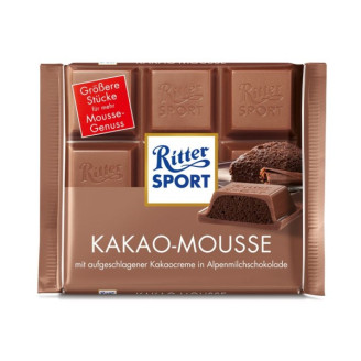 Шоколад Ritter Sport Kakao-Mousse, 100 г (Германия)