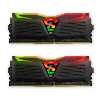 Модуль памяти DDR4 2x8GB/3000 Geil Super Luce Black RGB LED (GLC416GB3000C16ADC)