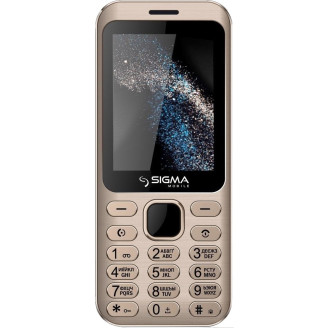 Мобильный телефон Sigma mobile X-style 33 Steel Dual Sim Gold