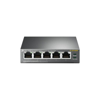 Коммутатор TP-Link TL-SF1005P (1хFE, 4xFe PoE, max 53W)