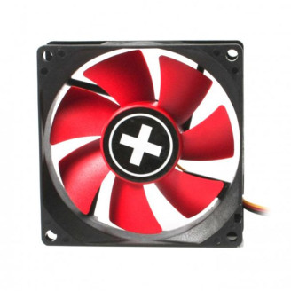 Вентилятор Xilence XPF80.R (XF037), 80х80х25мм, 3-pin+4-pin, Black/Red