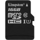 Карта памяти MicroSDHC  16GB UHS-I Class 10 Kingston Canvas Select (SDCS/16GBSP)