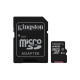 Карта памяти MicroSDXC  64GB UHS-I Class 10 Kingston Canvas Select + SD-адаптер (SDCS/64GB)
