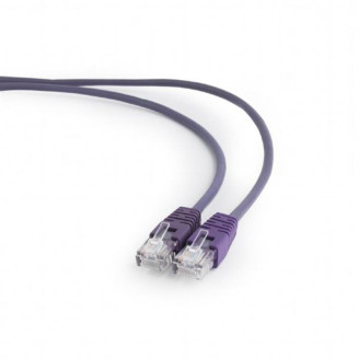 Патч-корд UTP Cablexpert (PP12-1M/V) литой, 50u штекер с защелкой, 1 м, фиолетовый