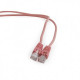 Патч-корд UTP Cablexpert (PP12-5M/RO) литой, 50u "штекер с защелкой, 5 м, розовый